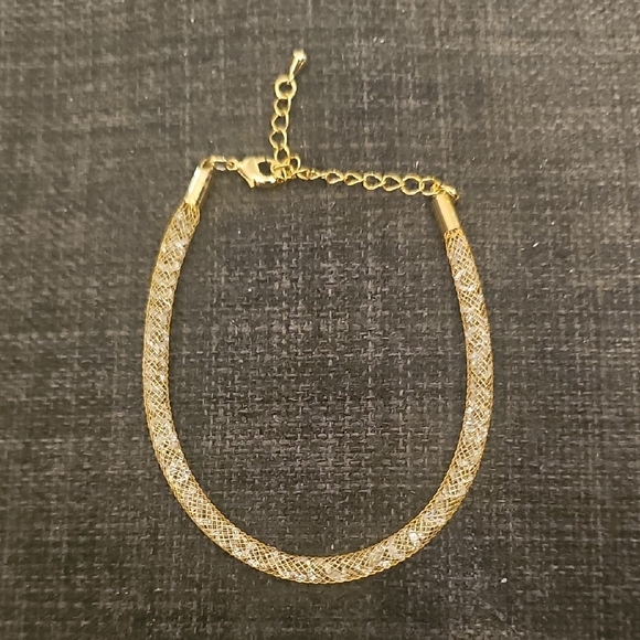 Swarovski Jewelry - Gold Mesh Bracelet